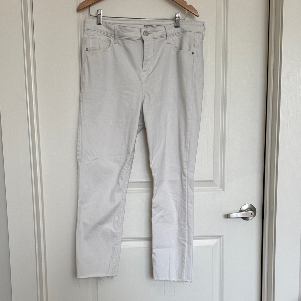 Old Navy Rockstar White Women's Skinny Jeans